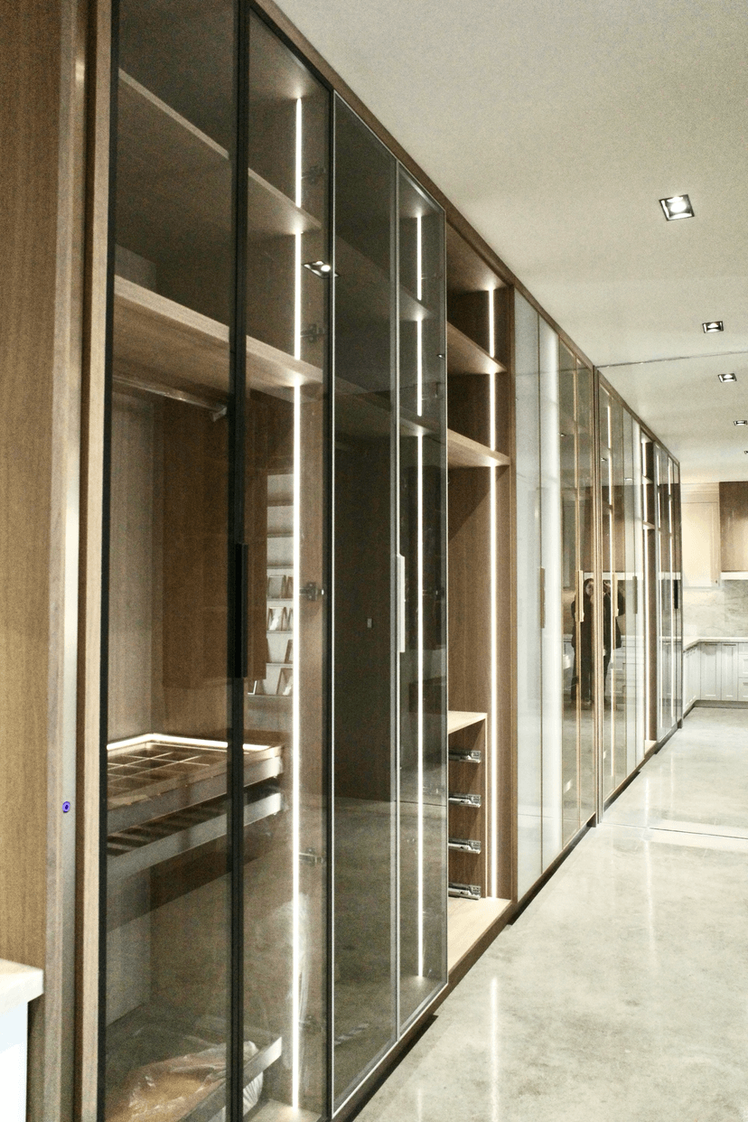 Glass Closet Corridor