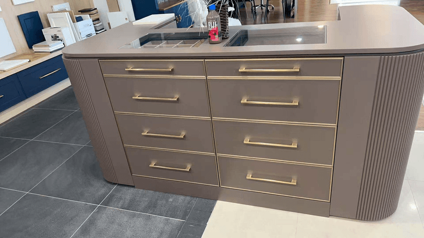 Island Drawer Showcase