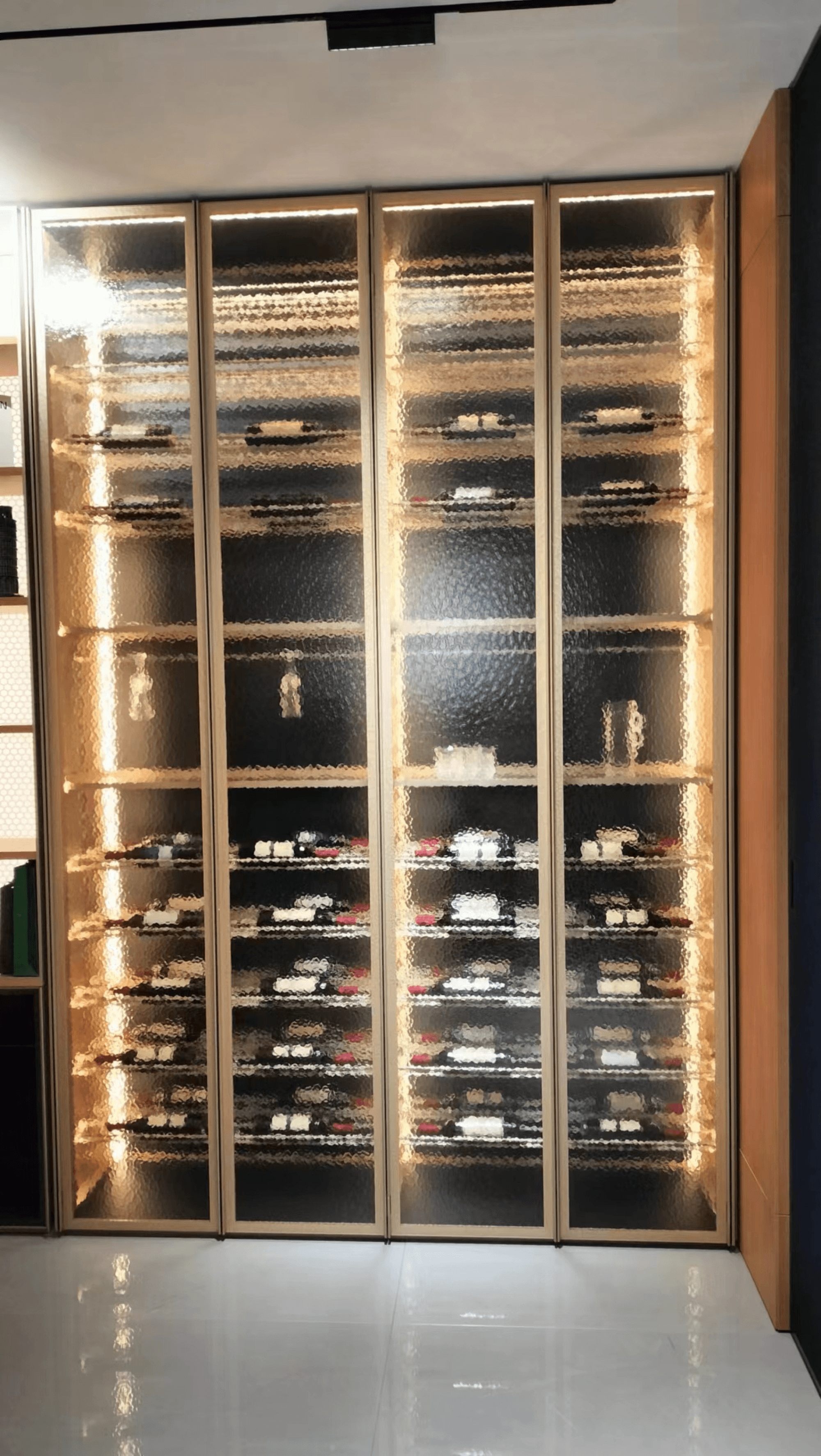 Textured Wine Cabinet