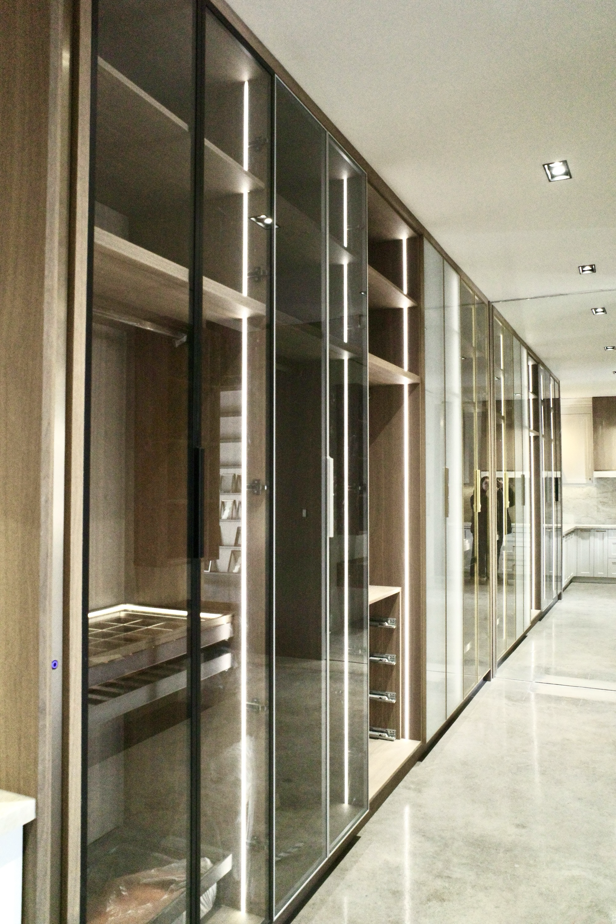 Glass Closet Corridor