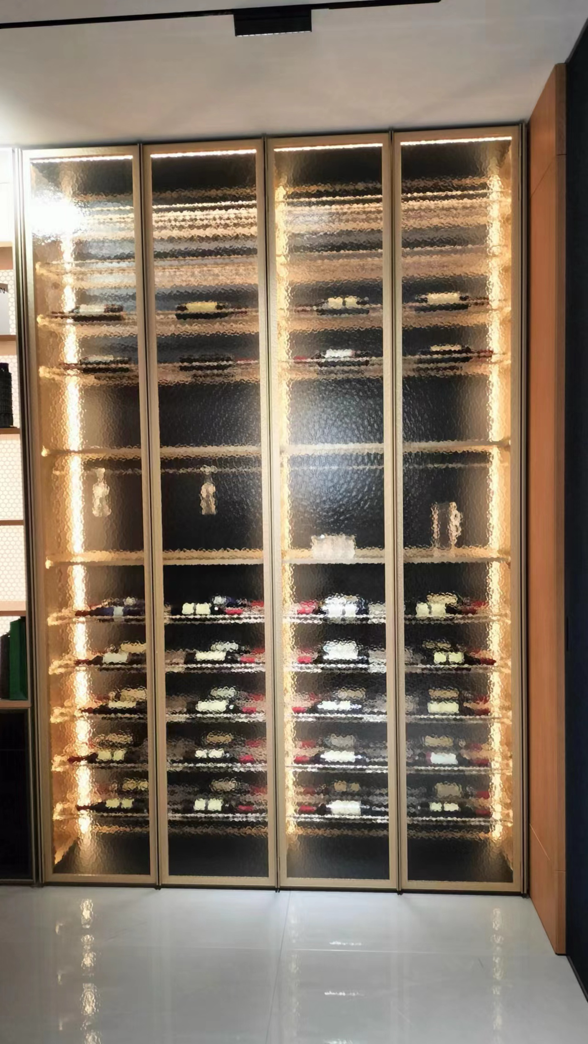 Textured Wine Cabinet